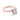 Tacori Royal T | Emerald Solitaire Engagement Ring - HT2625EC9X7PK featuring an emerald-cut diamond in rose gold with diamond accents on the band and setting.