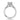 RoyalT HT2625OV10X8 oval-cut solitaire engagement ring featuring a pavé diamond band and intricate hidden diamond accents on the gallery.