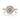 Tacori RoyalT | Cushion Pavé Engagement Ring - HT2650CU8Y in 18k yellow gold with a round center stone set in a cushion-shaped halo of pavé-set diamonds and a diamond-encrusted band.