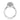 Tacori RoyalT | Oval Pavé Engagement Ring - HT2652OV9X7W in white gold with a pavé diamond halo and intricate scrollwork along the gallery and shank.