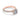 RoyalT | Round Solitaire Engagement Ring - HT2663RD8PK in rose gold with a round center diamond and a pavé diamond band featuring intricate metal detailing along the sides.