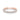 Lucerra | Shared Prong Diamond Eternity Band in 14k rose gold, featuring a continuous row of round diamonds held by shared prongs.