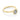 Danhov Per Lei | Bezel Engagement Ring - LE100 featuring a round diamond in yellow gold.