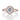 Habra | Round Halo Engagement Ring featuring a center diamond surrounded by a halo of micro-prong stones on a split-shank band.