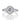 Habra Round Halo Engagement Ring featuring a round diamond with a halo setting and a split shank band, all with micro-prong pavé-set diamonds.