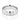 A wide, polished 14k grey gold Polished Wedding Band | WB497 with a smooth, domed surface.