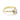 Coastal Crescent | Oval Solitaire Engagement Ring - P100OV85X65Y in yellow gold featuring an oval-cut center diamond and crescent-shaped cutouts along the band.