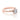 Coastal Crescent | Round Solitaire Engagement Ring - P100RD75PK in rose gold with a round-cut center stone and small coastal crescent carvings along the band.