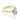 Coastal Crescent | Oval Solitaire Engagement Ring - P101OV75X55Y by Tacori, featuring an oval-cut stone in yellow gold with a diamond-studded halo and accented band.