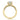 Tacori Coastal Crescent | Round Solitaire Engagement Ring - P1022RD8Y in yellow gold featuring crescent-shaped bridge detailing and vintage-inspired pavé-set diamonds along the band.