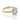 Coastal Crescent | Cushion Solitaire Engagement Ring - P1032CU8Y in 14k yellow gold with a cushion-cut center stone, diamond-encrusted halo, and diamond band.