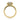 Coastal Crescent | Cushion Solitaire Engagement Ring - P1032CU8Y in yellow gold, featuring a cushion-shaped diamond center stone, a diamond halo, a pavé diamond band, and crescent-shaped cutouts along the sides.