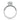 Coastal Crescent | Round Solitaire Engagement Ring - P1042RD8 with crescent-shaped cutouts and small pavé diamonds along the band.