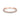 Tacori Coastal Crescent P104B34FPK wedding band in 14k rose gold, featuring a row of pavé-set diamonds and decorative carved crescent-shaped details along the sides.