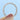 A Tacori Coastal Crescent | Diamond Band - P104B34FW in 14k white gold with a scalloped profile and micro-prong diamonds, held between a thumb and index finger against a blue background.