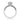 Coastal Crescent | Round Solitaire Engagement Ring - P104RD75 featuring a round solitaire diamond, a diamond-studded band, and decorative cutouts.