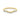 Coastal Crescent | Curved Diamond Band - P105BFY: a curved 14k yellow gold wedding band featuring a row of pavé-set diamonds along the top.