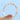 A curved platinum Tacori Coastal Crescent | Curved Diamond Band - P105BF featuring a series of small diamonds set within crescent-shaped cutouts along the top edge.
