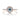 Makur Aquamarine Engagement Ring | R0868-4AQ featuring a round aquamarine stone set in rose gold with a diamond halo and diamond-accented band.