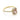 Makur Morganite Engagement Ring | R1052-4 featuring an emerald-shaped morganite surrounded by a halo of small white diamonds, with additional diamonds set along the yellow gold band.