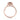 Makur Morganite Engagement Ring | R1052-4 featuring an emerald-shaped morganite center stone surrounded by a diamond halo on a rose gold pavé band.