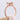 Makur Morganite Engagement Ring | R1052-4 featuring an emerald-shaped morganite center stone, a diamond halo, and diamond-accented rose gold band.