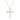 14K Yellow Gold Pavé Diamond Cross Pendant | R80081D featuring a yellow gold cross pavé-set with diamond accents on a delicate matching chain.