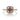 Makur Morganite Engagement Ring | R829-4 featuring a cushion-cut morganite, diamond halo, and pavé-set yellow gold band.