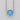 A round, faceted neo-turquoise gemstone set in a silver frame on a delicate bohemian blue necklace chain, featuring the Crescent Embrace Neo-Turquoise Fashion Necklace | SN15305 by Tacori.