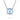 A cushion-cut sky blue topaz pendant in a silver setting on a silver chain, featured in the Crescent Embrace Sky Blue Topaz Fashion Necklace | SN23202 by Tacori.