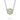 A Crescent Crown Prasiolite Fashion Necklace SN23612 featuring a cushion cut Prasiolite pendant set in a textured silver frame on a silver chain.