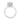 Delilah round solitaire engagement ring featuring a geometric tulip 6-prong crown setting.