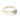Lacey Round Three-Stone Engagement Ring by Icing On The Ring featuring a 0.50 ct round center diamond and two smaller accent diamonds set in gold.