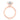 Hope | Round Solitaire Engagement Ring in 14k rose gold, profile view of the low four-prong crown on a rounded band.