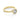 Azure Round Bezel Solitaire Engagement Ring by Icing On The Ring featuring an Art-deco style gold band with a round-cut diamond in a bezel setting.