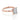 Beverly Radiant Solitaire Engagement Ring featuring a minimalist radiant-cut diamond on a 14k rose gold band.