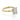 Beverly | Radiant Solitaire Engagement Ring in 14k yellow gold with a rectangular radiant-cut diamond center stone.
