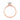 Icing On The Ring Laguna round solitaire engagement ring in rose gold with a round center stone set in a heart-shaped basket.