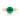 Icing On The Ring Emerald Three-Stone Engagement Ring | TR97 featuring a yellow gold cushion-cut emerald flanked by two square-cut diamonds.
