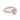 Danhov Unito | Halo Engagement Ring - UE112: A handcrafted rose gold engagement ring featuring a round center diamond surrounded by a halo of smaller stones and a split band accented with pavé diamonds.