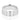 Polished Wedding Band | WB468, a wide, 8mm polished silver-tone wedding band with a flat surface.