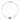 Tacori Crescent Embrace Petite Amethyst Fashion Bracelet SB16701, a silver chain bracelet featuring a round amethyst gemstone in an 18k yellow gold textured setting with milgrain details and a lobster clasp closure.