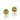 Gemma Bloom Olive Quartz Fashion Earrings SE154Y10 featuring round olive quartz studs in a beaded 18k yellow gold setting.